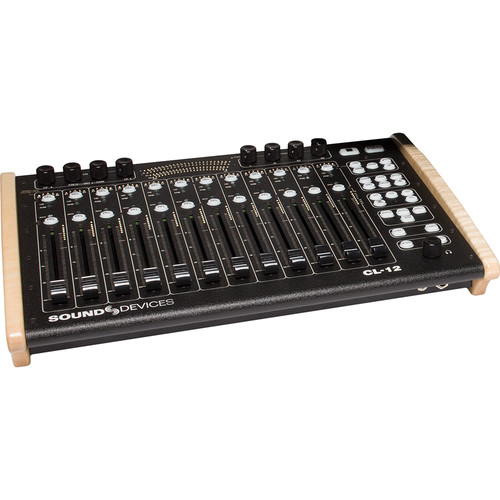 Sound Devices CL-12 Alaia Linear Fader Controller for 6-Series of Mixer/Recorders (Blonde Maple)