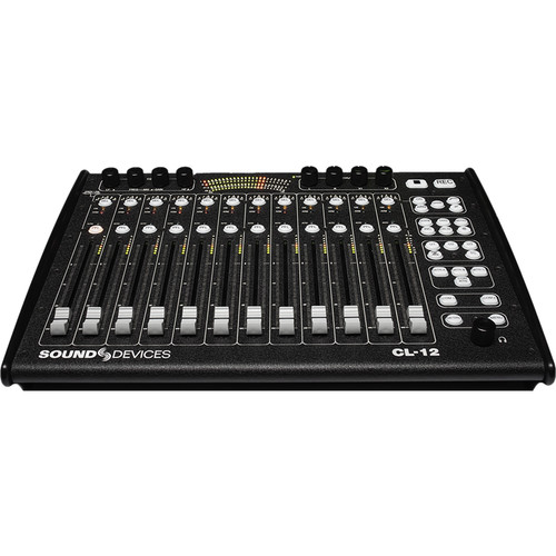 Sound Devices CL-12 Linear Fader Controller for 6-Series of Mixer/Recorders (Black Anodized)