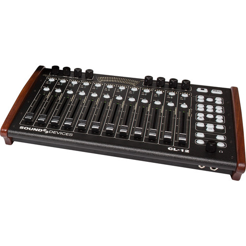 Sound Devices CL-12 Alaia Linear Fader Controller for 6-Series of Mixer/Recorders (Red Mahogany)