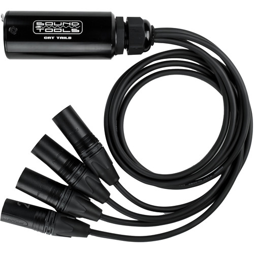 SoundTools CAT Tails MX Four XLR Male Audio Lines Down CTMX B&H