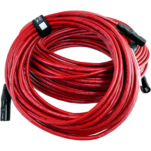 SoundTools SuperCAT XM Shielded Cat 6a EtherCON Cable (Red, 328.1')