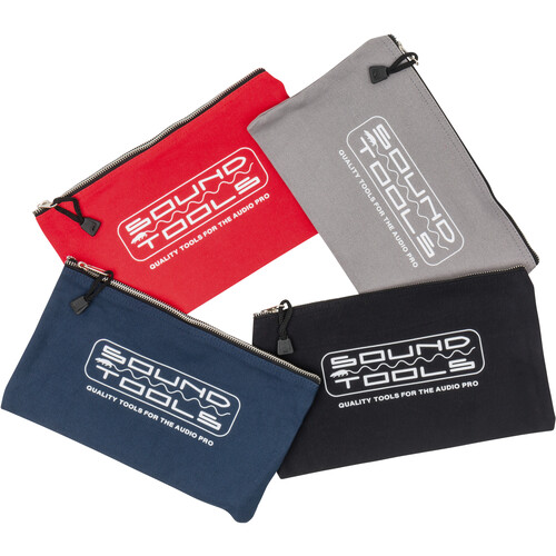 SoundTools Canvas Tool Bag 4-Pack (Black, Blue, Gray, Red)
