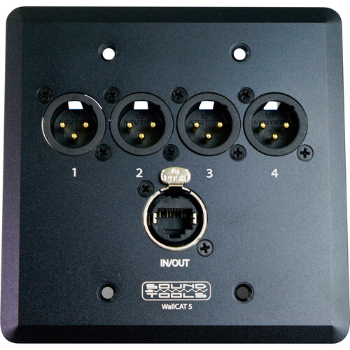 SoundTools WallCat 5 XLR Audio Over Cat5 (XLR Male, Black)