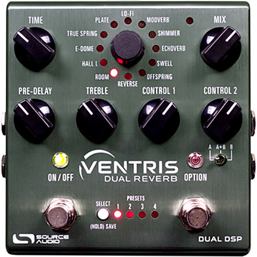 SOURCE AUDIO One Series Ventris Dual Reverb Pedal