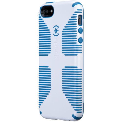 Speck CandyShell Grip Case for iPhone SE (White/Harbor Blue)