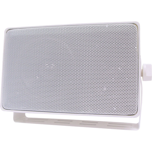Speco Technologies DMS3TSW 3-Way All Weather Mini Speaker with Line Transformer (White)