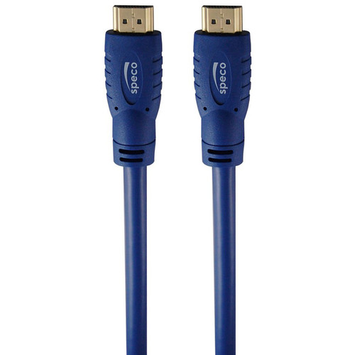 Speco Technologies HDMI Cable with Ethernet (Blue, 50')