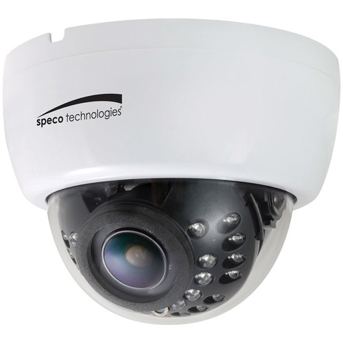 Speco Technologies 960H Dual Voltage Fixed Lens Indoor Dome Camera with Night Vision (White)
