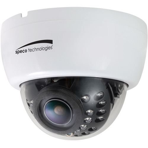 Speco Technologies HLED33DTW 2MP Indoor HD-TVI Dome Camera with Night Vision & 2.8-12mm Lens (White)