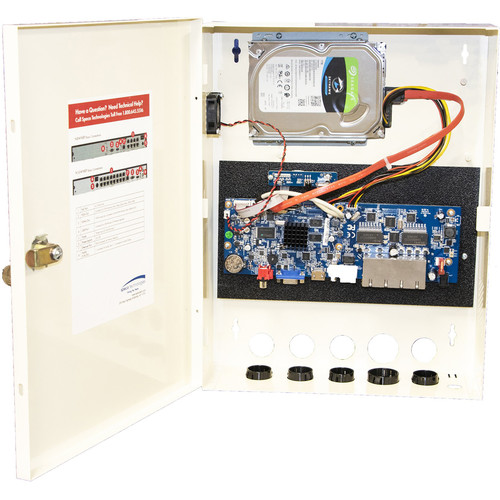 Speco Technologies NRP Series 16-Channel 8MP PoE Wall Mount NVR with 8TB HDD