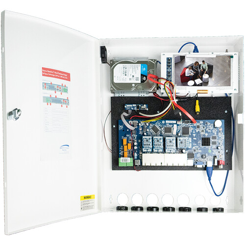 Speco Technologies N8WNREM 8-Channel 8MP Wall Mount NVR with Monitor & 6TB HDD