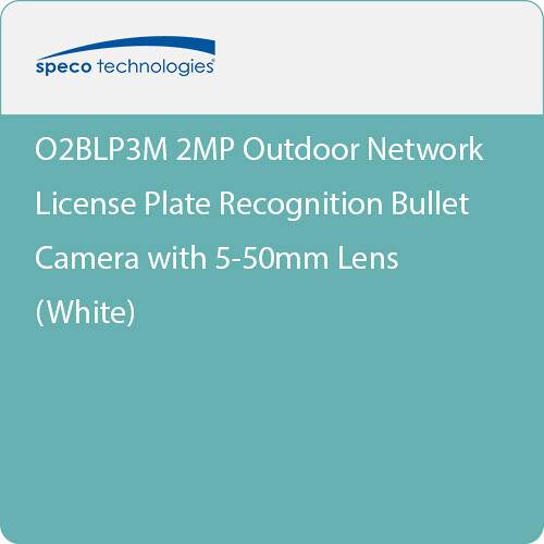 Speco Technologies O2BLP3M 2MP Outdoor Network LPR Bullet Camera with Night Vision