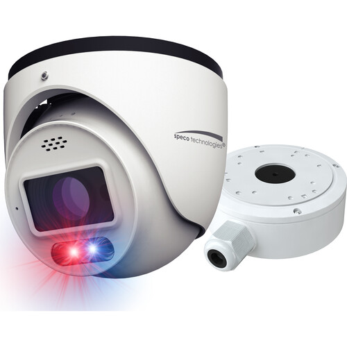 Speco Technologies O4TDD1M 4MP Outdoor Network Turret Camera with Night Vision & 2.8-12mm Lens