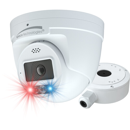 Speco Technologies O4TDD2 4MP Outdoor Network Turret Camera with Night Vision