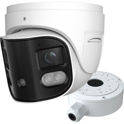Speco Technologies O8LMST2 8MP Outdoor Multi-Sensor Network Turret Camera with Night Vision