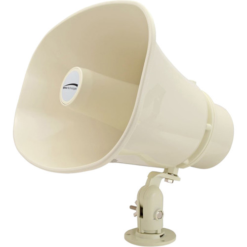 Speco Technologies Commercial Series 8 x 6" Weather-Resistant 15W PA Horn Speaker (Khaki)