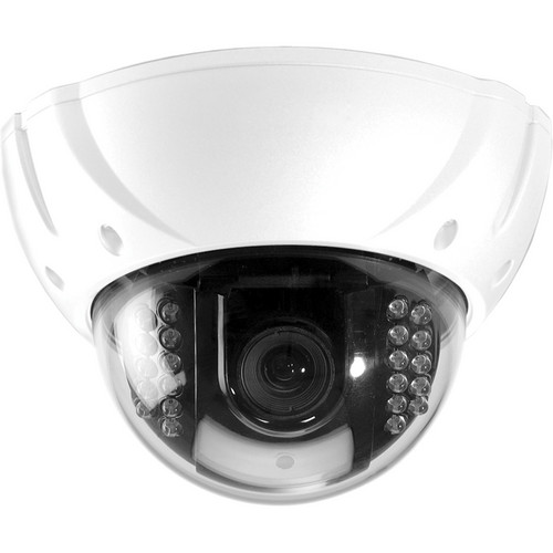Speco Technologies 650 Series Vandal- & Weather-Resistant D/N Color Dome Camera with Anti-Reflection Technology & 3.6mm Lens (White Housing, NTSC)