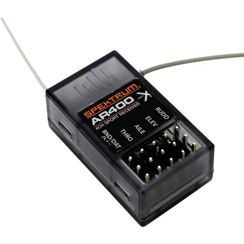 Spektrum AR400 4-Channel DSMX RC Aircraft Receiver SPMAR400 B&H