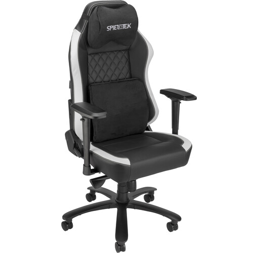 Spieltek 300 Series Gaming Chair (Black/White)