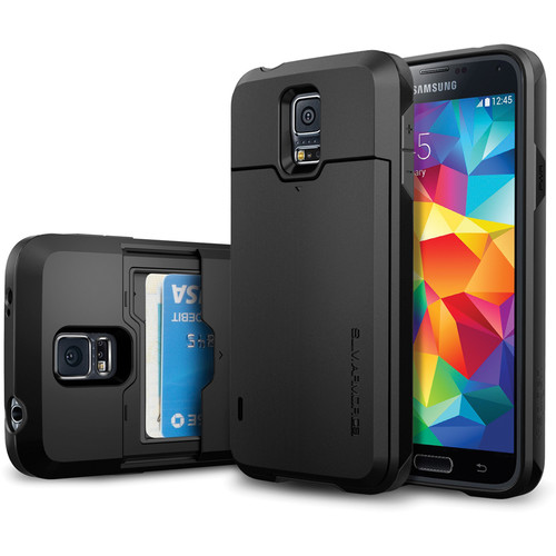 Spigen Slim Armor CS Case for Galaxy S5 (Smooth Black)