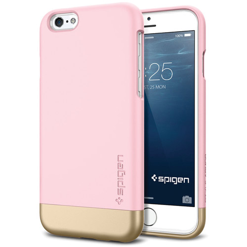 Spigen Style Armor Case for iPhone 6 (Sherbet Pink)