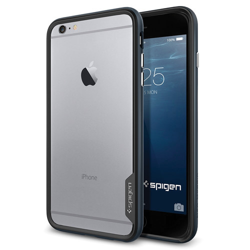 Spigen Neo Hybrid EX Case for iPhone 6 Plus (Metal Slate)