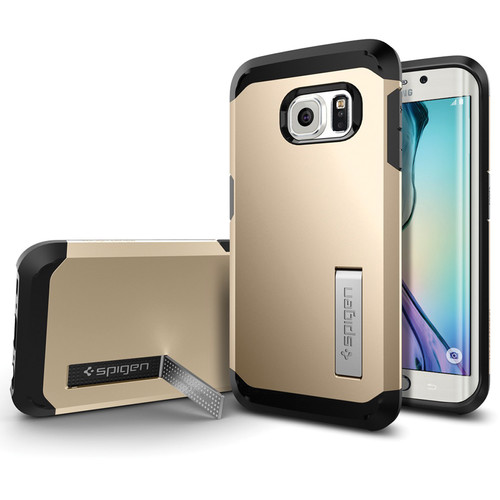 Spigen Tough Armor Case for Galaxy S6 edge (Champagne Gold)