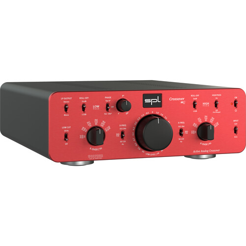 SPL Crossover Mk2 Active Analog 2-Way Crossover for Pro Audio and Hi-Fi Applications (Red)