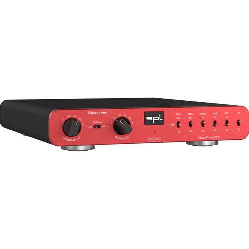 SPL Phonos duo RIAA Phono Preamplifier for Pro Audio and Hi-Fi Applications (Red)