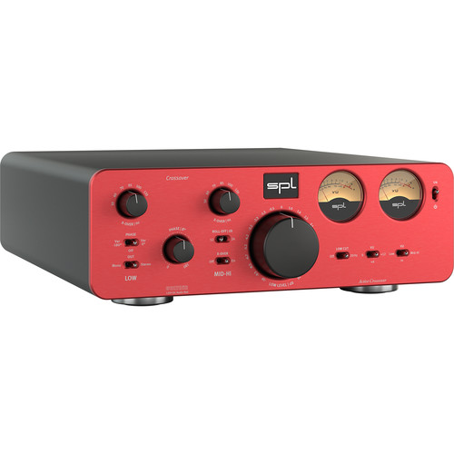 SPL Crossover - Active Analog 2-Way Crossover for Pro Audio and Hi-Fi Applications (Red)