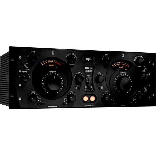 SPL Iron V2 Two-Channel Tube Mastering Compressor (All Black)