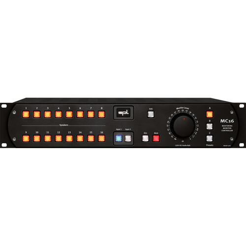 SPL MC16 Mastering Grade Monitor Controller (All Black)