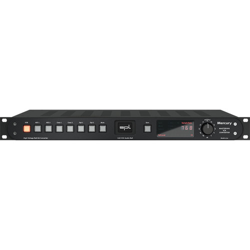 SPL Mercury Mastering D-A Converter with Monitor Control (Black)