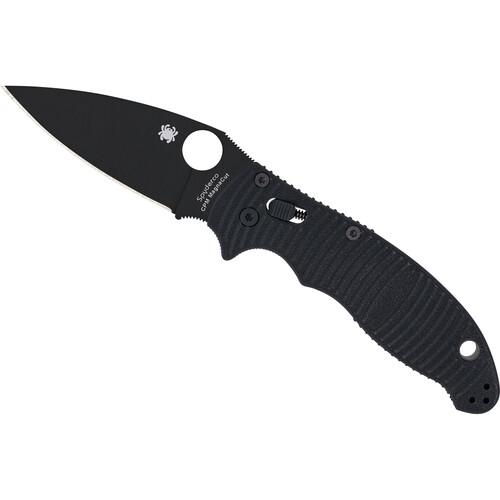 Spyderco Manix 2 Salt Folding Knife (Black Handle)