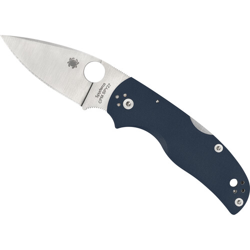 Spyderco Native 5 Folding Knife (G-10, Cobalt Blue)