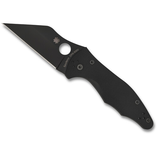 Spyderco Yojimbo 2 Folding Knife (Black Blade, Black Handle)