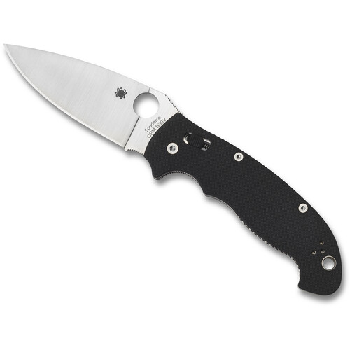 Spyderco Manix 2 XL Folding Knife (Satin Blade, Black Handle)
