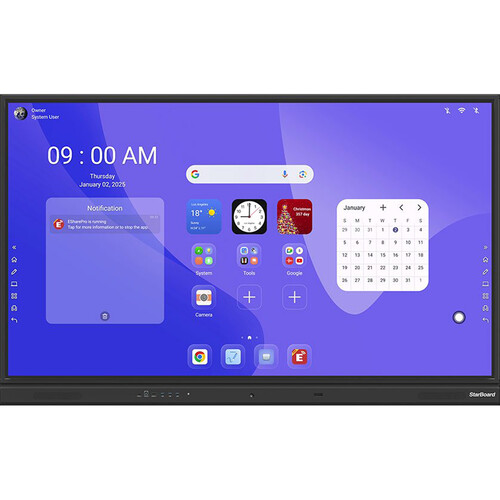 StarBoard Solution StarBoard 14 IFPD 65" UHD 4K Touch Screen Commercial Monitor