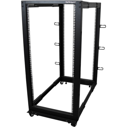 StarTech 4-Post Open-Frame Server Rack (25 RU, 40" Depth)