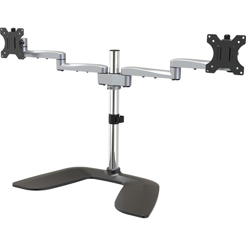 StarTech Dual-Monitor Desktop Stand for up to 32" Displays (Silver)