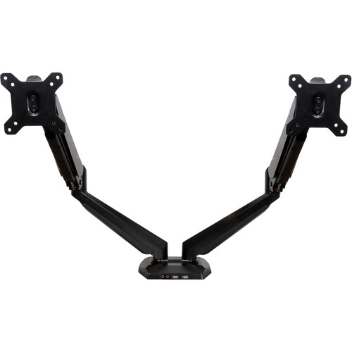 StarTech Dual-Monitor Arm Desk Mount with USB & Audio (Silver)