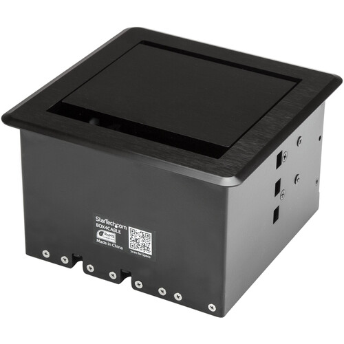 StarTech Conference Table Cable Management Box (Black)