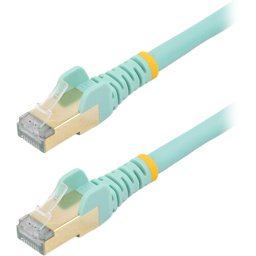 StarTech Cat 6a 10GbE RJ-45 Cable (6', Aqua)