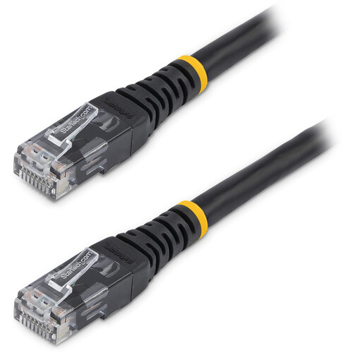 StarTech Cat 6 Ethernet Patch Cable (6', Black)