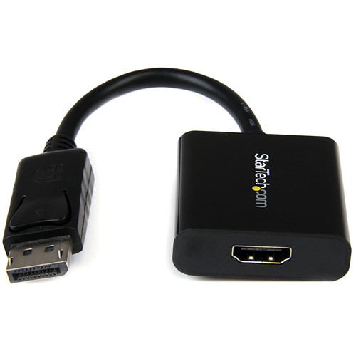 StarTech DisplayPort to HDMI Active Video &Audio Adapter Converter (Black)