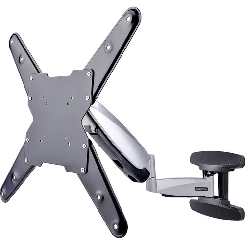 StarTech Full-Motion Adjustable Wall Mount for 23 to 55" Displays (Black & Silver)