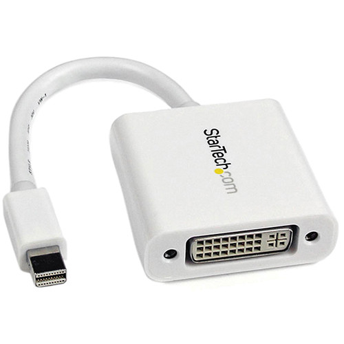 StarTech Mini DisplayPort to DVI Video Adapter Converter (White)