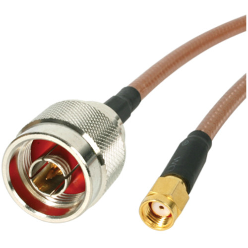 StarTech N-Male to RP-SMA Wireless Antenna Adapter Cable (1', Copper)