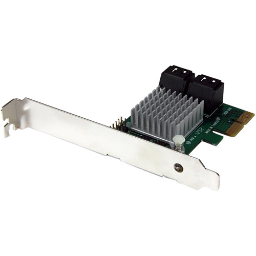 StarTech 4-Port PCIe 2.0 x2 to SATA III RAID Controller Card with HyperDuo SSD Tiering