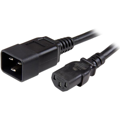 StarTech C13 to C20 Computer Power Cord (6', 14 AWG)